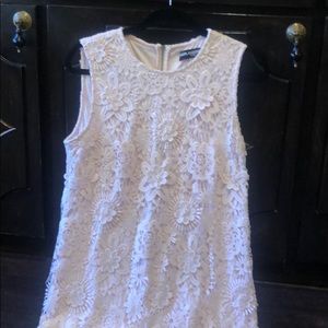 Lacy pale pink dress